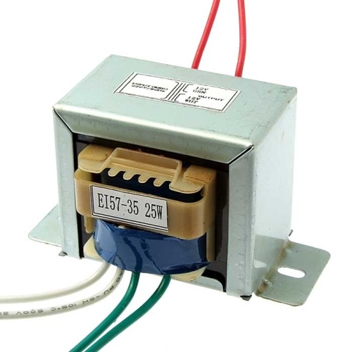 Трансформатор 50гц RUICHI EI57*35 220v to 2x12v 25W, крепление на 2 винта | код 97740 | Ruichi