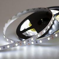 LED лента 12 В, 12 мм, IP23, SMD 5730, 60 LED/m, 12 V, цвет свечения белый (6000 K) | код 141-231 | LAMPER