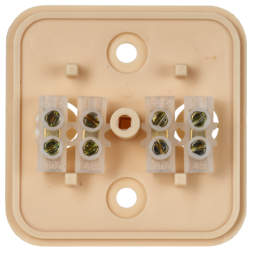 Коробка распаячная КМ41205-04 для открытой проводки 50х50х20мм сосна | код UKO10-050-050-020-K34-E | IEK фото 2