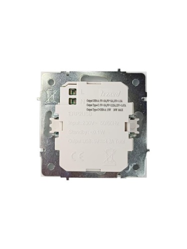 ZIMA Розетка TC+ USB разъем белая LEZARD | код 704-0288-192TC | LEZARD фото 5 ZIMA Розетка TC+ USB разъем белая LEZARD | код 704-0288-192TC | LEZARD фото 5