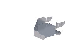 Лоток монтажный угловой 90 горизонтальный ЛУ90Г.200.100.428.1.1 | код Н0121310624 | СОЭМИ Ст.Оскол