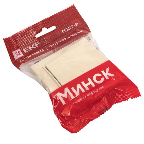 Минск Кнопка нажимная СП, 10А, бежевая | код ERV10-028-20 | EKF фото 3