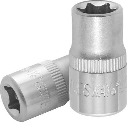 S06H210 Головка торцевая 1/4DR, внешний TORX®, Е10 | код S06H210 | JONNESWAY