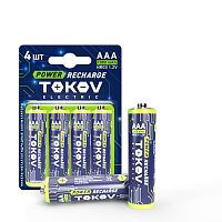 Аккумулятор AAA/HR03 1000мА.ч (блист.4шт) | код TKE-NMA-HR03/B4 | TOKOV ELECTRIC