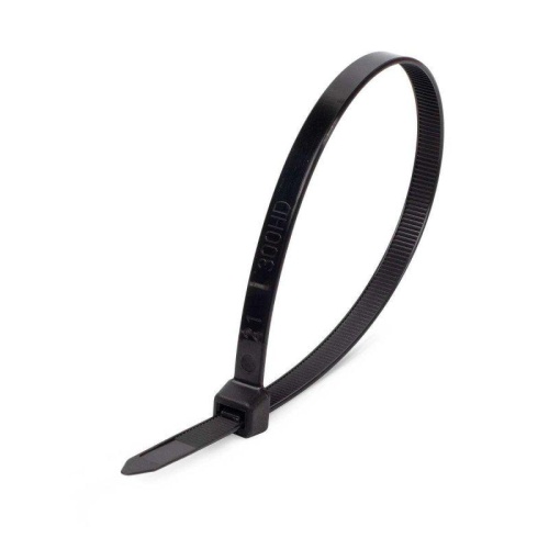 Стяжка нейлоновая КСС 4x300 (черн) (100шт) | код 49413 | КВТ Стяжка нейлоновая КСС 4x300 (черн) (100шт) | код 49413 | КВТ