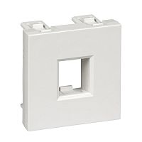 Лиц.плата W45 2мод 1xKeystone RAL9003 | код RIN-144-B | Systeme Electric