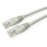 Патч-корд UTP Cablexpert PP12-3M кат.5e, 3м, литой, многожильный (серый) | код PP12-3M | Cablexpert