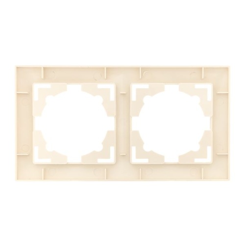 Валенсия рамка 2-местная кремовая | код EWM-G-302-20 | EKF фото 4 Валенсия рамка 2-местная кремовая | код EWM-G-302-20 | EKF фото 4