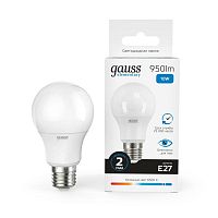 Лампа светодиодная Elementary A60 10Вт E27 6500К | Код. 23230 | Gauss