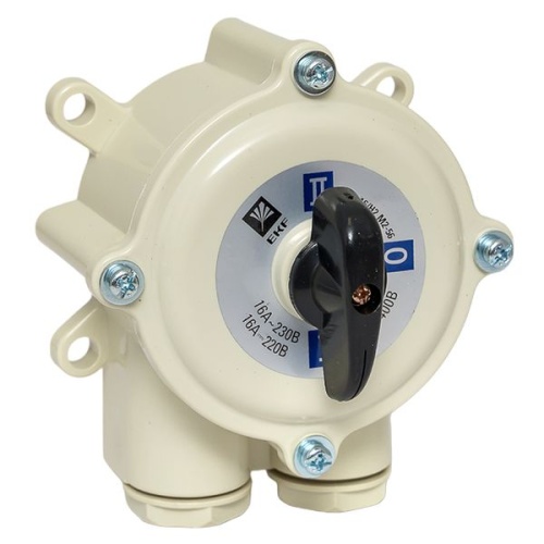 Пакетный переключатель ПП 3-16/Н2 М2 пл, IP56 PROxima | код pp-3-16-4 | EKF фото 2