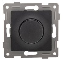 Ugra диммер, 500 W, с накладкой и воротком, скрытая установка. графит. | код С11Д6-010 | GUSI ELECTRIC