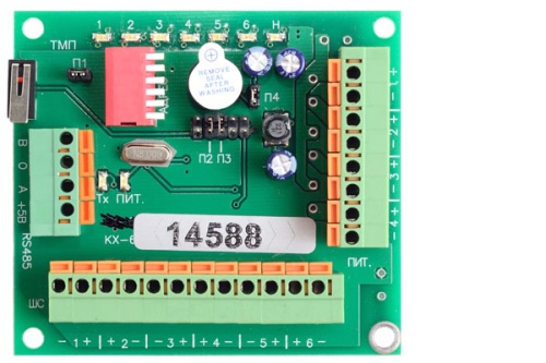 Модуль KХ-6 концентратора шлейфов бескорп | код Модуль КХ-6 | Полисервис