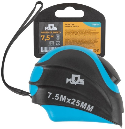"Рулетка ""Автостоп"" 7,5 м x 25 мм" | код 17361М | FIT фото 3 "Рулетка ""Автостоп"" 7,5 м x 25 мм" | код 17361М | FIT фото 3