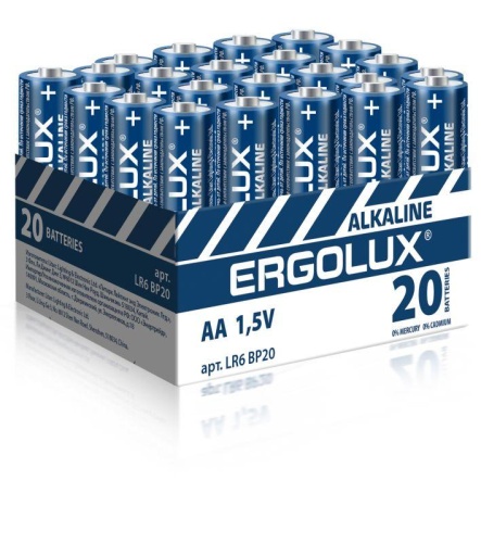 Элемент питания алкалиновый AA/LR6 1.5В Alkaline BP-20 ПРОМО