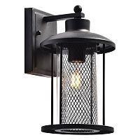 Светильник садово-парковый с клеммой в комплекте 60Вт 230В E27 черн. PL721 FERON 48388