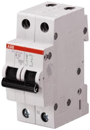 Автоматический выключатель 1P+N SH201 C63NA SH201 C63NA | код 2CDS211103R0634 | ABB