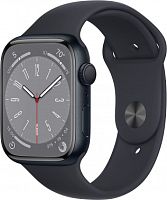 Смарт-часы Apple Watch Series 8 А2770 41мм OLED корп.темная ночь рем.темная ночь разм.брасл.:M/L (MNU83LL/A) | код 1872239 | APPLE