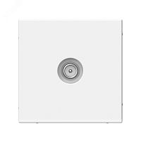 Розетка телевизионная оконечная TV ArtGallery 1дБ механизм бел. | код GAL000191 | Systeme Electric