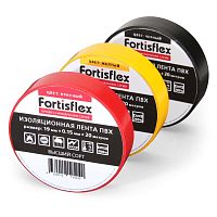Изолента ПВХ 19х0.15x20 желто-зеленая (Fortisflex) | код 71237 | Fortisflex
