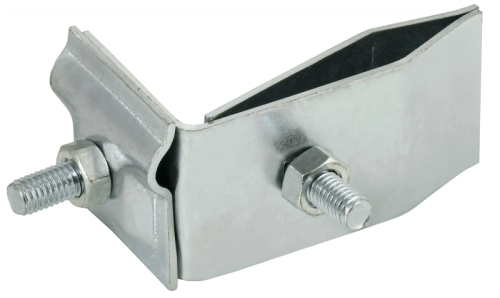 Дер. пр. кр. 6-10мм фальца угл. h=70мм нерж. сталь IEK | код ZDP80-20-2-16-70 | IEK