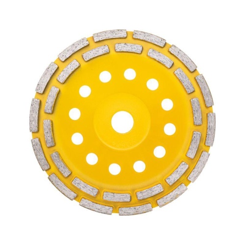 Чашка алмазная шлифовальная, двухрядная, 180х22,2мм | код KR-90-0253 | REXANT