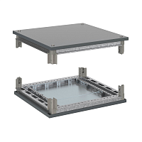 Комплект, крыша и основание, для оцинкованных шкафов OptiBox M, 600x600 мм | код 306698 | КЭАЗ