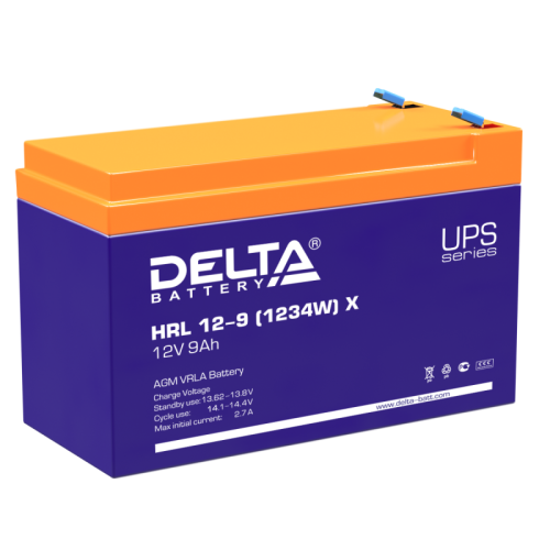 Аккумуляторная батарея HRL 12-9 X Delta | код 1448191 | DELTA