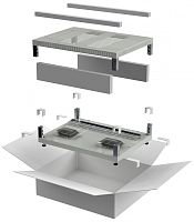 ITK LINEA E Компл. осн. и крыша 600х600мм шкафа 18-47U cер. | код LE35-XXX66-X | ITK by IEK