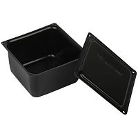 Коробка протяжная Y-995-150-150-100-31 металлическая У-995 без уплотнителя 150х150х100мм черная IP31 | код Б0062775 | ЭРА