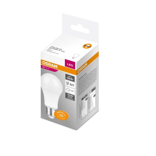 Лампа светодиодная VALUE CLA150 14W/840 230В FR E27 OSRAM | код 4058075474994 | LEDVANCE