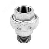 Соединитель чугунный американка Ду15 (1/2') ВН конусный | код 128-6019 | Fittex PLUS