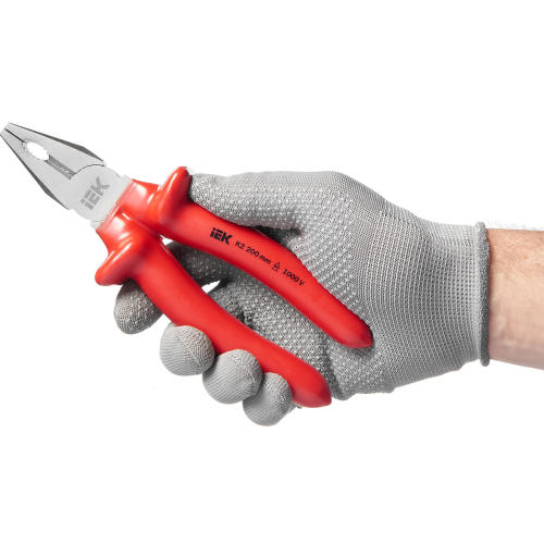 Пассатижи диэлектрические Profi 200мм 1000В ARMA2L 3 | код. A2L3-PL20-K2-200 | IEK фото 4