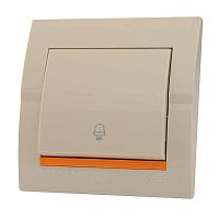 DERIY Кнопка звонка крем | код 702-0303-103 | LEZARD