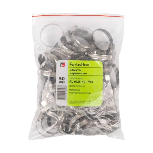 Хомут червячный PL-9 (40-60)/W4 | код 79974 | КВТ фото 2