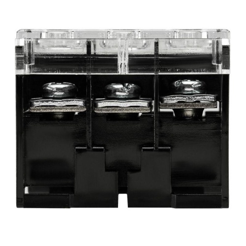 Блок зажимов клеммный БЗД 3п 10.0кв.мм 50А на DIN-рейку Rexant 11-2166 фото 2