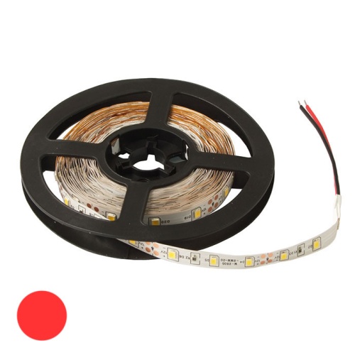Светодиодная лента RUICHI, 2835, 300 LED, IP33, 12 В, цвет красный, длина 5 м | код 109720 | Ruichi