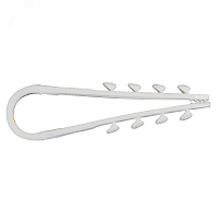 Дюбель-хомут OptiKit CT-D-N-11-18мм-белый(100шт) | код 278337 | КЭАЗ