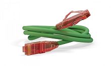 Патч-корд U/UTP Cat.5е LSZH 1.5 м зеленый, Hyperline PC-LPM-UTP-RJ45-RJ45-C5e-1.5M-LSZH-GN | код 229959 | Hyperline