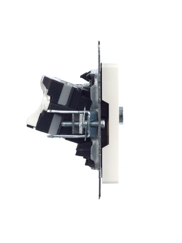 BRITE Розетка двойная TV+RJ45 кат.5E РТВ/РК12-БрЖ жемчуг | код BR-AK20-1-K36 | IEK фото 5