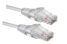 Патч-корд CAT6A SLIM-LINE U/UTP LSZH Белый 3м | код 21S-UA-03WT | Eurolan