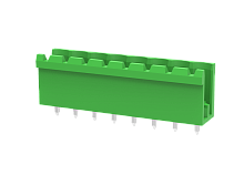 MC-PA5.0V08-G Разъём штекерный MC, прям. конт.,шаг 5.0мм,откр.,8 конт., зел., шт | код MC-PA5.0V08-G | SUPU