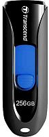 Флеш Диск Transcend 256GB Jetflash 790 TS256GJF790K USB3.0 черный/синий | код 1186104 | Transcend