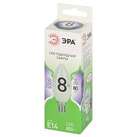 Лампа светодиодная LED 8 Вт 800Лм 6500К свеча холодный E14 220-240В LED B35-8W-865-E14 Green Line | код Б0067101 | ЭРА