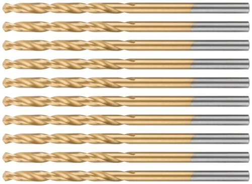 Сверло по металлу Cutop Profi с титановым покрытием, 2.7х61 мм (10 шт) | код 52-430 | FIT фото 5