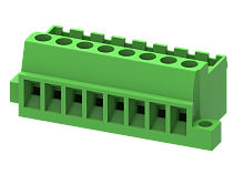 MC-PC5.08V19C-B Разъём штекерный MC, шаг 5.08мм,19 конт.с фланц.,зел., шт | код MC-PC5.08V19C-B | SUPU