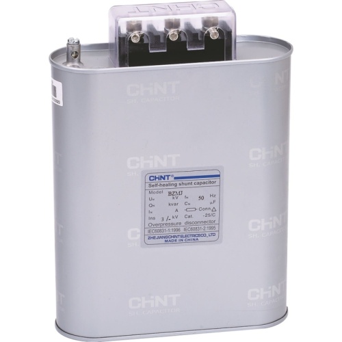 Конденсатор трехфазный BZMJ 0.525-30-3 АС525В, 30 кВАр (CHINT) | код 516320 | CHINT