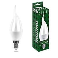 Лампа светодиодная 11Вт 230В E14 4000К на ветру C37T SBC3711 SAFFIT 55134