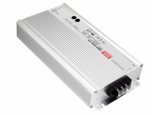 Источник питания AC-DC, 540Вт, ККМ, вход 90…305В AC, 47…63Гц/127…431В DC, выход 15В/36А, рег. выхода 12.7…15.8В/18…36A, изоляция 3000В AC, в кожухе 280х144х48.5мм, -40…+70С | код HEP-600-15 | MeanWell
