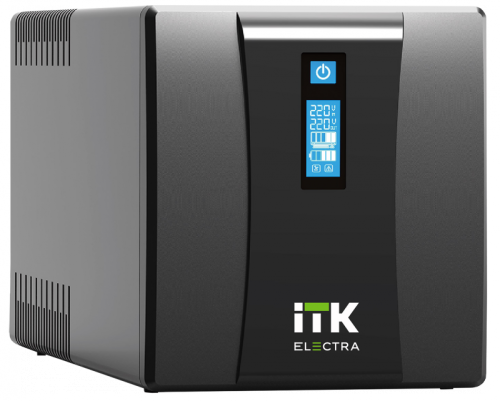 ITK ELECTRA ET ИБП 3кВА/1,8кВт с АКБ 4х9AH USB Schuko | код EET-3000VA-1-004-S | ITK by IEK