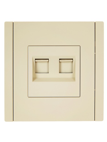 FORTE&PIANO Роз. комп. 2-ая RJ45 кат.5E FP433 ван. IEK | код FP-K20-1-K10 | IEK фото 3 FORTE&PIANO Роз. комп. 2-ая RJ45 кат.5E FP433 ван. IEK | код FP-K20-1-K10 | IEK фото 3